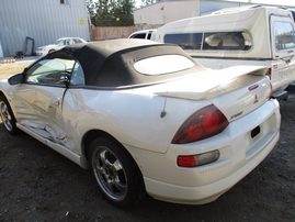 2001 MITSUBISHI ECLIPSE SPYDER GT WHITE 3.0L MT 163784